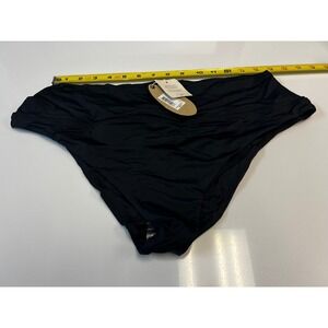 Prana Aurelia Bottom Black XL Womens Swimsuit Bottoms‎ Recycled Nylon NWT